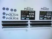 Buffalo New York Police Patrol Vehicle Decals 1:64 two for one money