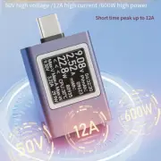 HDC 085C USB C Tester Meter 4.5~50V 0~12A High Compatibility Power Measurement