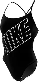 [Nike] Women's Swimwear Two Piece Swimsuit, Black, 10, Black, 10