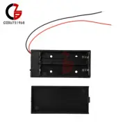 1-10Pcs 3.7V 2 x 18650 Battery Holder Storage Box Case Parallel With Cover&Cable