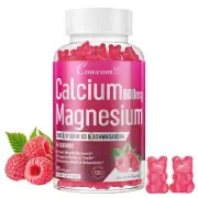 Calcium Magnesium Zinc Gummies for Kids AdultsHigh Absorption Magnesium Glyci...