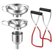 Practical Canning Set Includes Canning Rack Funnel for Kitchen