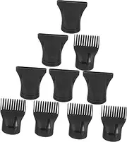 minkissy 10pcs Hair Styling Tips Blow Dryer Comb Dryer Nozzle Replacement Hair Dryer Nozzle Hair Dryer Concentrator Nozzle Diffuser Nozzle Attachment for Hair Dryer Universal Nylon