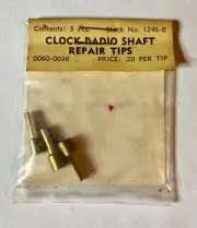 Colman 0060-0036 Clock Radio Shaft Repair Tips