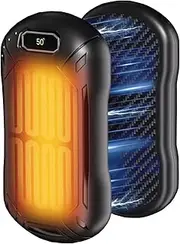 2-Pack Magnetic Hand Warmers, 2-in-1 Rechargeable & Reusable Portable Hand Warmers with Split Design, Pocket Heater for Cold Weather
