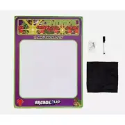 Arcade1Up Tin Centipede Dry Erase Scoreboard with Marker and Eraser 24x18 inches