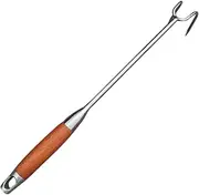MOKKHNB Stainless Steel Meat Hook Turner Professional BBQ Food Flipper Hook for Grilling Meat Processing Easy to Use Clean Kitchen Tool for Pork Beef More