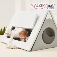 在飛比找momo購物網優惠-【ALZiPmat】韓國 HOUSE TENT SET 小屋