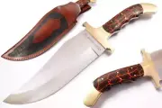 18"Ozair Custom "Alamo Bowie" D2 Tool Steel Full Tang RIGID style Bowie knife