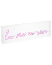 JONATHAN Y La Vie En Rose Contemporary Glam Acrylic Neon Lighting