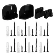New Retractable Baby Gates Replacement Parts Kit (Black) Extra Wide Baby Gate f