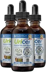Uricel - Advanced Uric Acid Support & Cleanse Supplement - Liquid Delivery for Better Absorption - Tart Cherry, Chanca Piedra, Celery Seed, Turmeric & More!