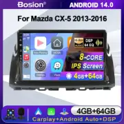 Car Stereo Radio Head Unit For Mazda CX-5 2012-2015 Android 14.0 GPS CarPlay DAB