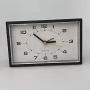 Simple Analog Alarm Clock Non Ticking Design for a Tranquil Sleep Environment