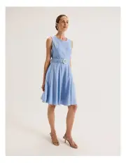 [REVIEW] Hallie Mini Dress in Bluebell