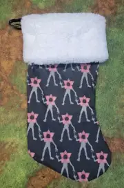 Stranger Things Demogorgon Christmas Stocking