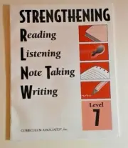 Strengthening Reading Comprehension, Listening, Note Taking, Writing 7th Grade 7