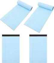 SHOWERORO Tear-Off A5 Notepad Set 4 Pocket Memo Pads Legal Notepads Undated Pages Compact Lightweight for Easy Carrying