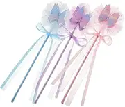 3pcs Fairy Wand Princess Wands for Imaginative Play for Birthday Parties Special Occasions Easy to Use Fairy Sticks Light