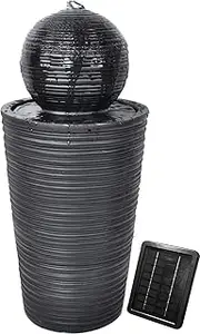Ewaterfeatures Solar Ball on Pedestal Water Fountain