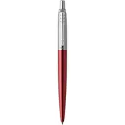 Parker Jotter Ballpoint Pen Kensington Trim Medium Nib Blue (Red Chrome)