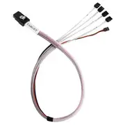 SilverStone CPS03-RE Mini SFF-8087 to SAS/SATA Cable 50cm