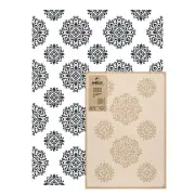 MOROCCAN reusable PLASTIC Wall STENCIL Template 25.6"x37.4" Allover JAIPUR