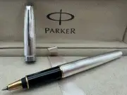 H-Quality Parker Sonnet Series Rollerball Pen Silver Star 0.5mm nib Ink Refill