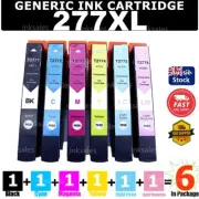 6x Generic 277XL 277 XL Ink Cartridges For Epson XP850 XP860 XP950 XP960 XP970