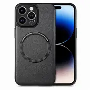 ic Phone Case Compatible with MagSafe for iPhone 14 Pro,PU Leather Coated PC+TPU Cover