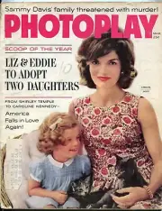 MAG: Photoplay Magazine March 1962- Jackie Kennedy- Liz Taylor- Dinah Shore