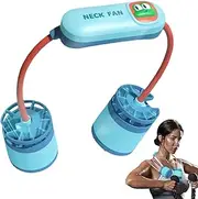 Neck Fan Air Conditioner | Rechargeable USB Handsfree Personal Fan - 3-Speed Bladeless Quiet Cooling Tool for Traveling Outdoor Sport Working Office Reading
