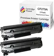 Cartridge Planet 2 Pack Compatible Toner Cartridge Replacement for HP CF279A 79A (1,000 Pages) for HP Laserjet Pro M12 M12a M12w MFP M26 MFP M26a MFP M26nw
