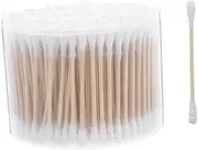 TOKIDNY Travel Size Cotton Swabs 500pcs Ear Cleaning Sticks for Baby and Pet Multipurpose