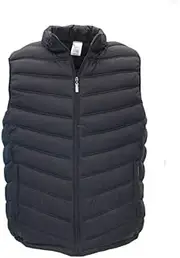 [FIL] Mens Puffer Vest Hoodie Zipped Sleeveless Jacket
