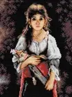 "Gypsy Princess" Printed Canvas or Threads Kit for Tapestry Needlepoint 2236