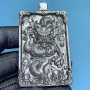 91.6gm Aletai iron meteorite dragon pendant SH0205