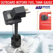 Boat Fuel Tank Connector with Fuel Meter for Outboard Motors and Marine Engines