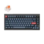 Keychron V1 Max Hot-Swap Wireless Mechanical Keyboard (Black) (Silent Red Switch)