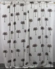 2 Pcs Cotton Sheer Curtains for Living Room Window Drapes Natural Drapery Panels