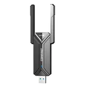 WiFi7 USB Adapter BE6500 WiFi Card USB 3.0 WiFi 7 Network Transceiver Wireless Adapter for PC Laptop Black