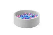 PlayPals Foam Ball Pit Soft with 200 Balls Grey