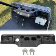For 1982-Up Club Car DS Golf Cart Carbon Style Dash DashBoard Cover Cup Holders