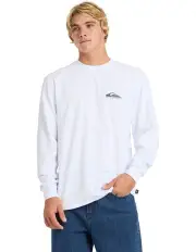 [Quiksilver] Quik Core Long Sleeve T-Shirt in White