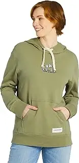 [LIFE IS GOOD] Womens Mushroom Retro Scene Simply True Hoodie