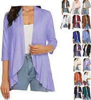 [Generic] The Happy Wind Cardigan, Thehappywind Cardigan, Women's Casual Lightweight Open Front Cardigans