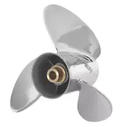 Evinrude Johnson/OMC New OEM Viper Stainless Steel Propeller 15x14, 0763914