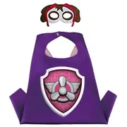 Kids Paw Patrol Costume Purple Skye Cape and Mask Set