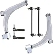 TALAMOYI 6pcs Front Suspension Kit Lower Control Arm Compatible with 2005-2010 Pontiac G6, Chevrolet Malibu 2004-2012, 2007-2009 Saturn Aura