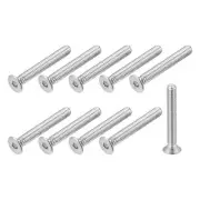 40Pcs M3x30mm Flat Socket Head Countersunk Machine Screws 304 Stainless Steel
